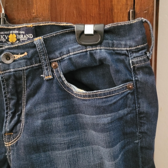 LUCKY BRAND Charlie Skinny Blue Denim Jeans Women's Size 10 / 30 - Picture 3 of 10